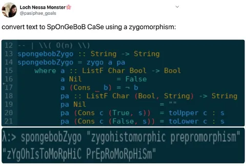 SpOnGeBoB Case Zygomorphism