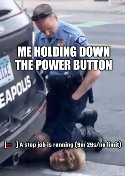 Holding Down the Power Button