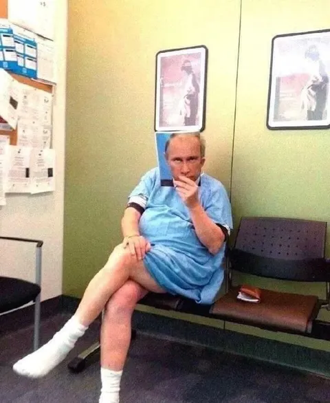 Путин в приемной больницы