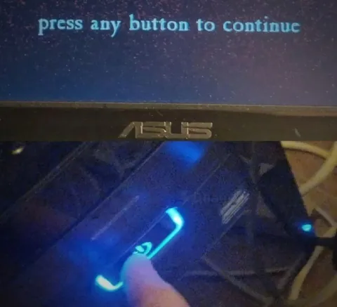 Press Any Button to Continue
