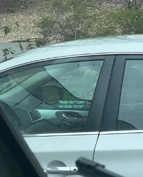 Please Don't Park Too Close
