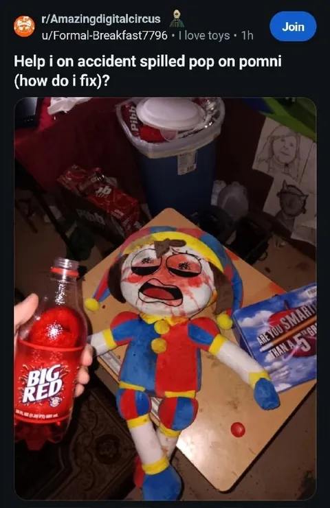 Spilled Pop on Pomni