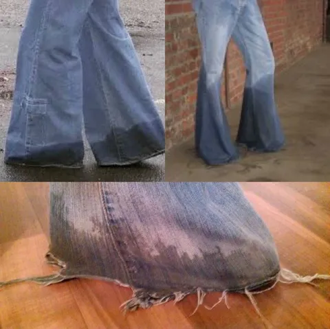 Джинсы, которые слишком длинные