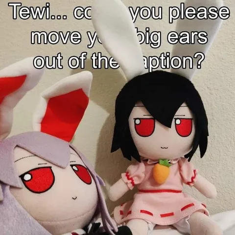 Tewi's Ears Block the Caption