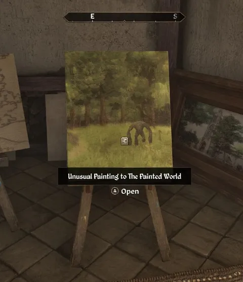Unusual Painting to the Painted World