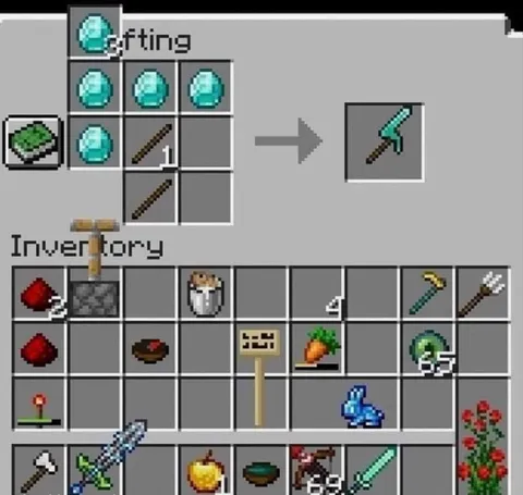 Minecraft Crafting Disaster