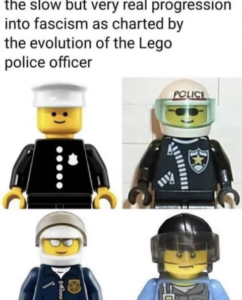Lego Police Evolution Into Fascism