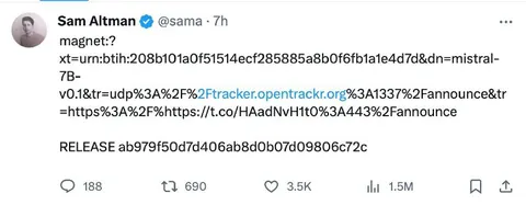 Sam Altman Mistral Magnet Release