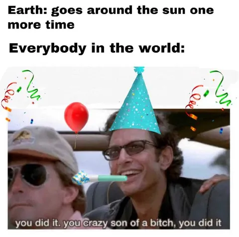 Earth Goes Around the Sun Again