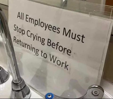 Employees Crying Before Work