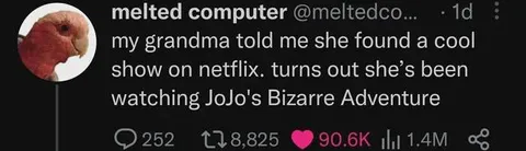 Grandma Watches JoJo
