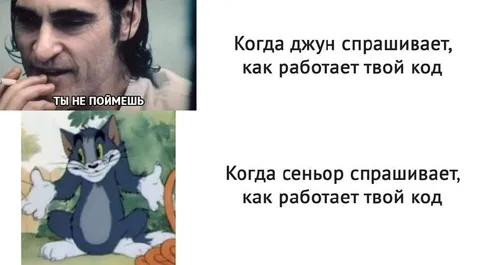 Джун и сеньор объясняют код