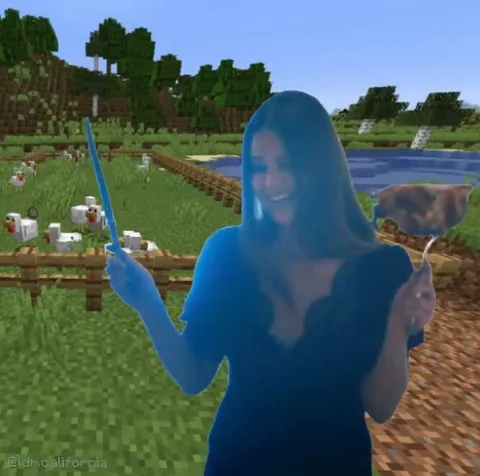 Призрачный персонаж в Minecraft