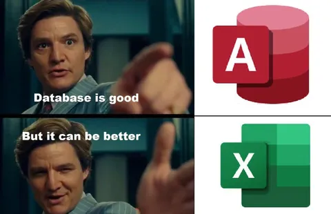 Database Is Good, Excel Is Better