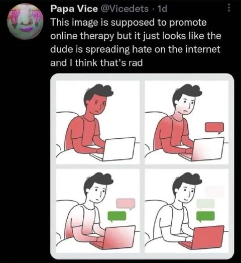Online Therapy Spreads Hate