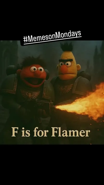 Sesame Street Warhammer Alphabet