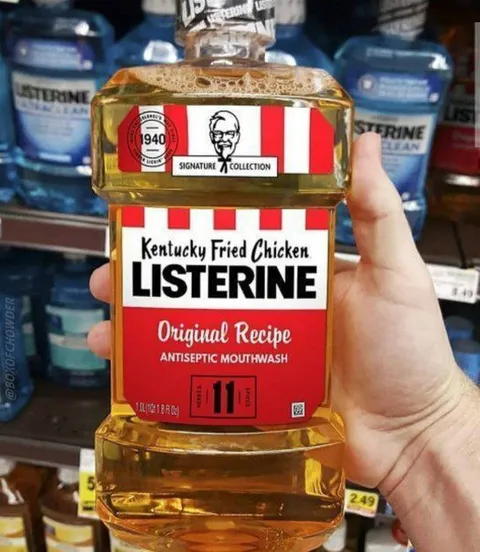 Kentucky Fried Chicken Listerine