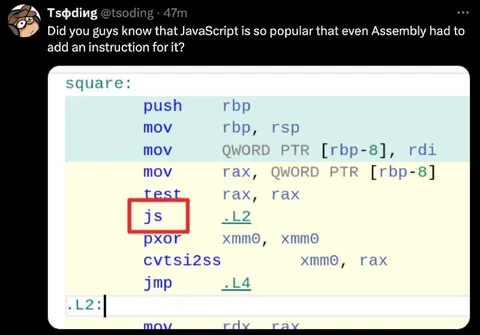 JavaScript Assembly Instruction