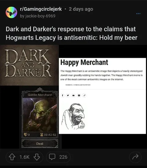 Dark and Darker antisemitism response