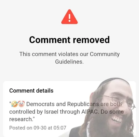 Comment Removed for Violating Guidelines