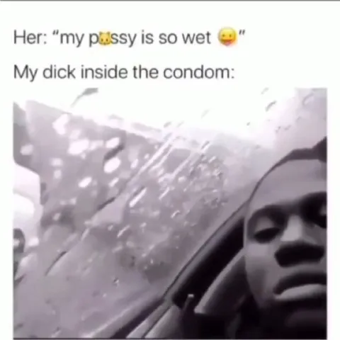 My Dick Inside the Condom