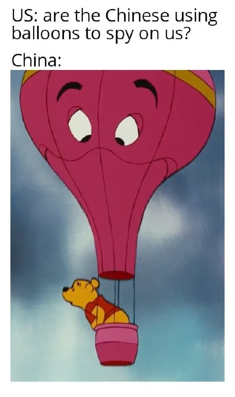 Chinese Spy Balloon Pooh