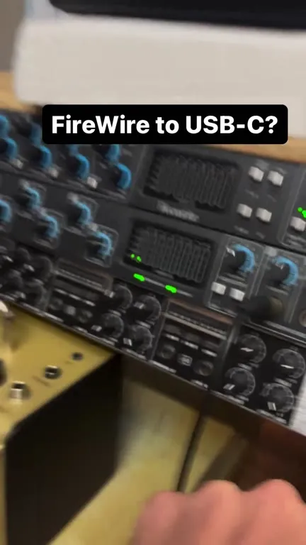 FireWire to USB-C Audio Hack