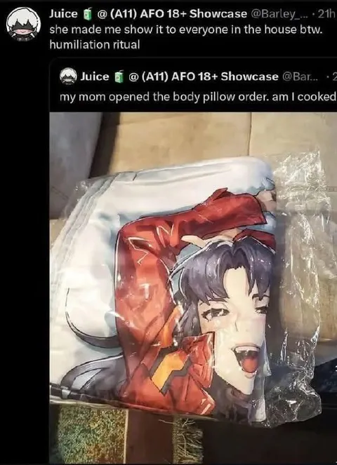 Mom Finds the Body Pillow
