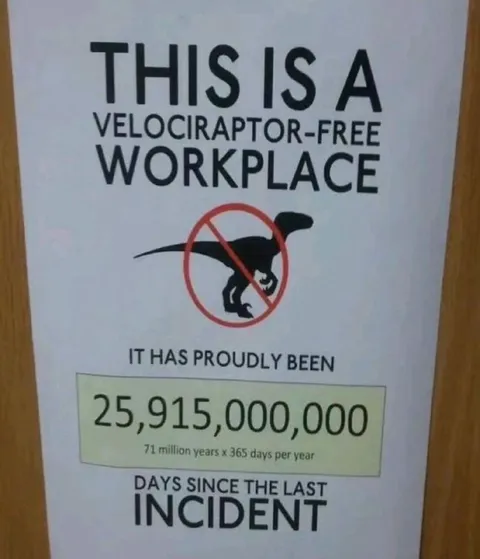Velociraptor-Free Workplace