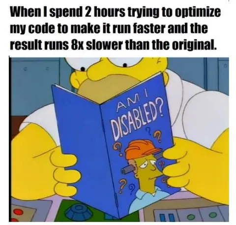 When Optimization Makes Code Slower