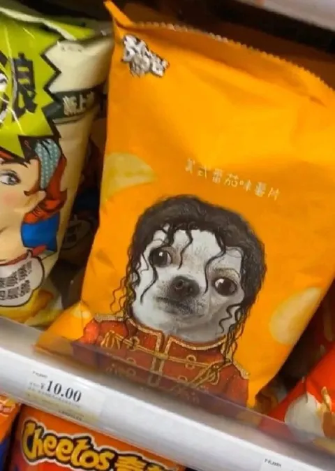 Michael Jackson Pug Snack Bag