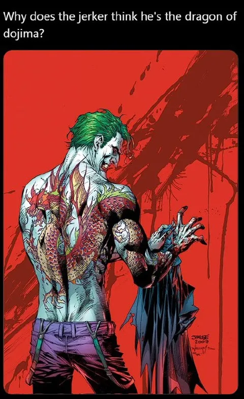 Joker Thinks He's the Dragon of Dojima