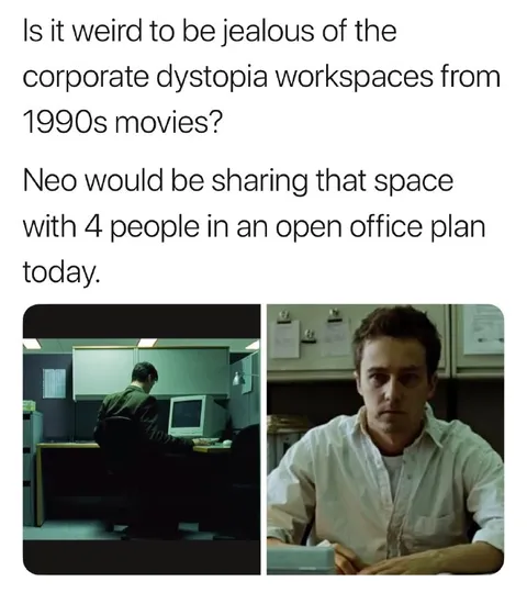 Neo's Perfect Office Space
