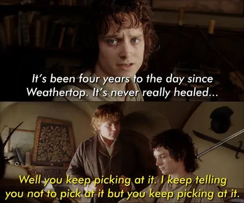 Frodo Keeps Picking at Weathertop