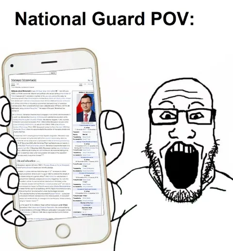 National Guard Sees Morawiecki