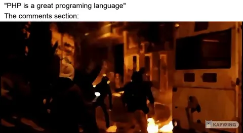 PHP Comments Section on Fire