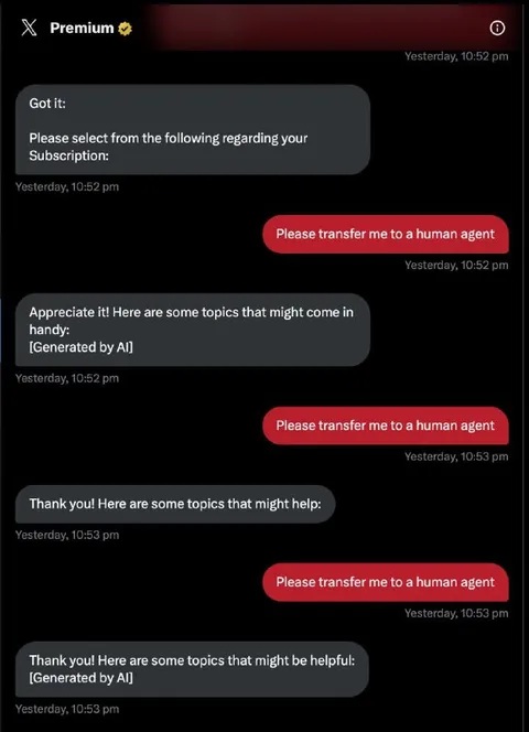 Please Transfer Me to a Human Agent