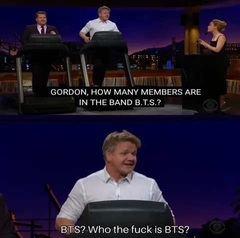 Gordon Ramsay Doesn't Know BTS