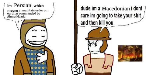 Persian Order Versus Macedonian Chaos