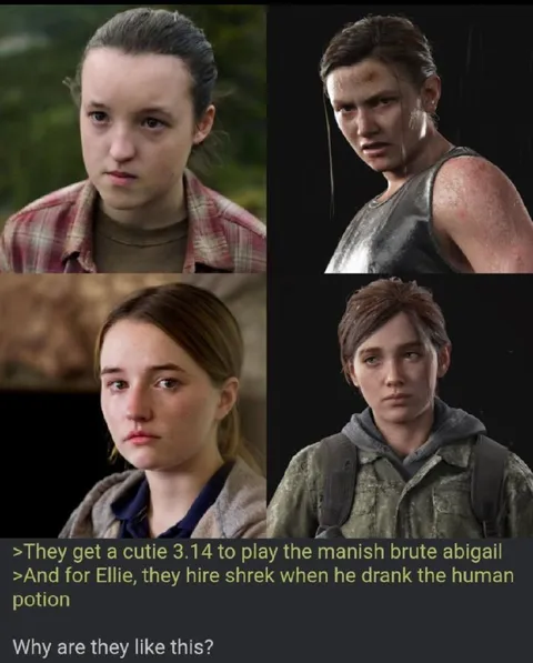 Abigail and Ellie Casting Comparison