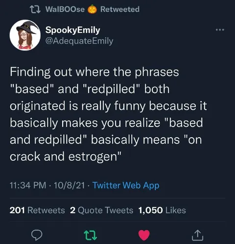 Based and Redpilled Origins