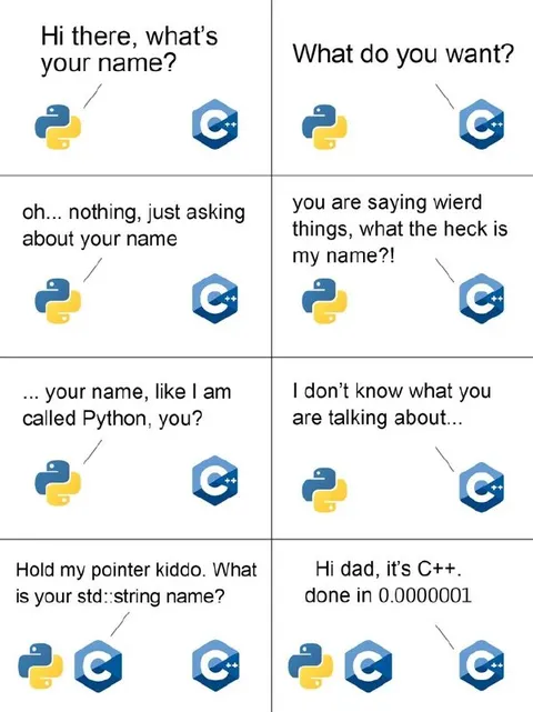 Python Asks C++ Its Name