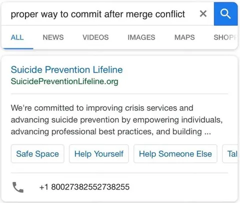 Proper Way to Commit After Merge Conflict