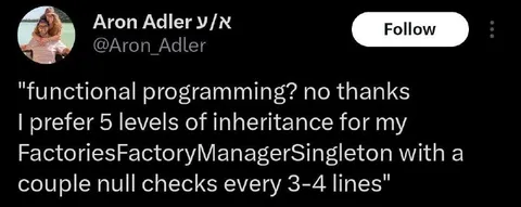 Inheritance Over Functional Programming