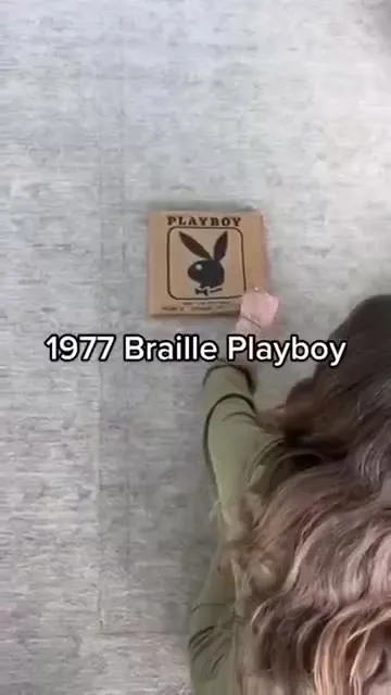 1977 Braille Playboy Reaction