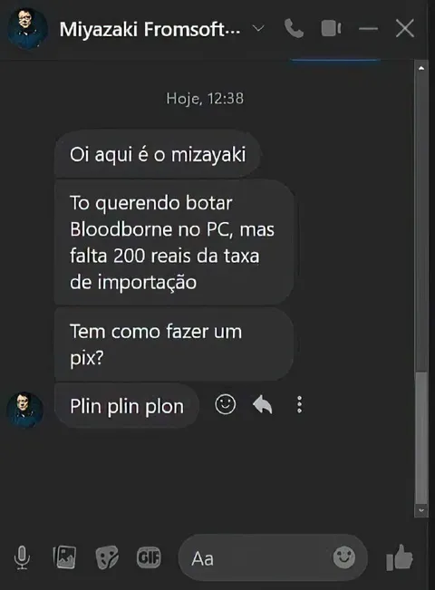 Pix para jogar Bloodborne no PC