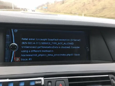 BMW Fatal Error Screen