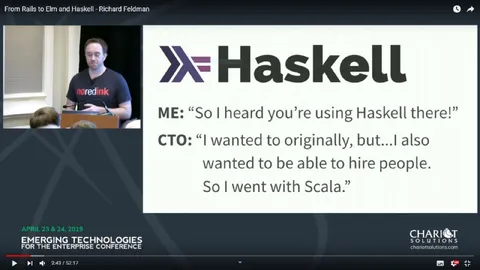 Haskell Developers Choose Scala