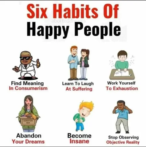Six Habits of Happy People
