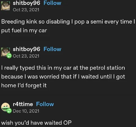Breeding Kink at the Petrol Station